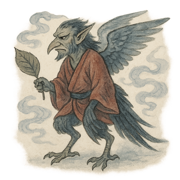 木の葉天狗のイラスト