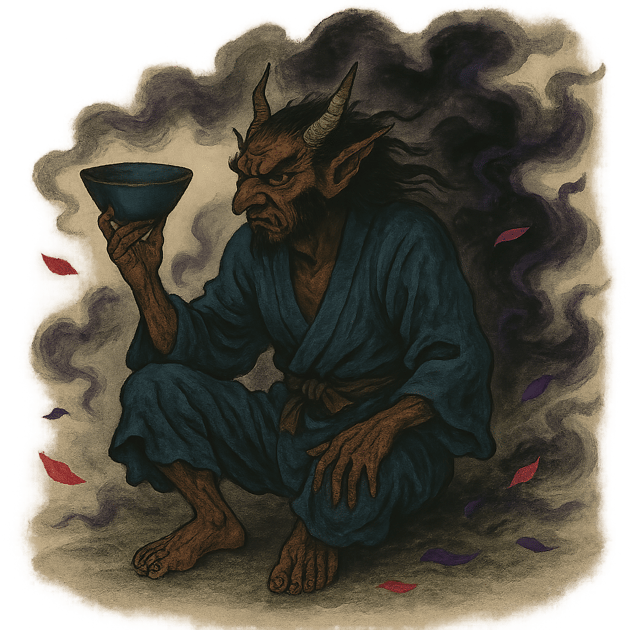 大江山の酒吞童子の面になります 酒呑童子 - Wikipedia