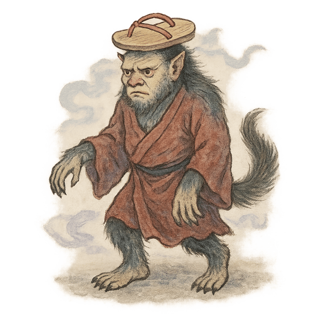 沓頬のイラスト