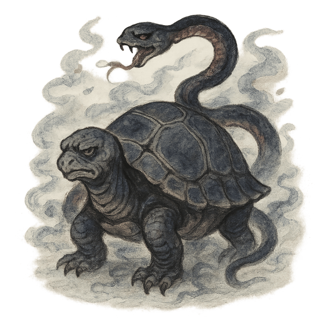 玄武のイラスト