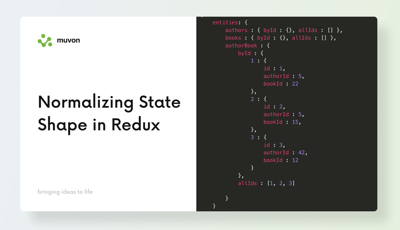 Normalizing State Shape in Redux