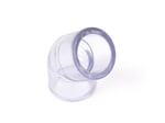 ข้อต่อ 45 องศาแบบใส | Clear 45 Elbow SS (ท่อ Acrylic) - Image 2