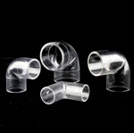 ข้อต่อ 90 องศาแบบใส | Clear 90 Elbow SS (ท่อ Acrylic) - Image 3