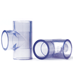 ข้อต่อ 3 ทางแบบใส | Clear Socket Tee SSS (ท่อ UPVC) - Image 2