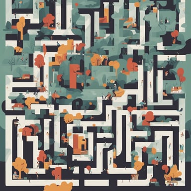 a maze