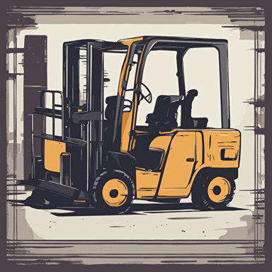 a forklift