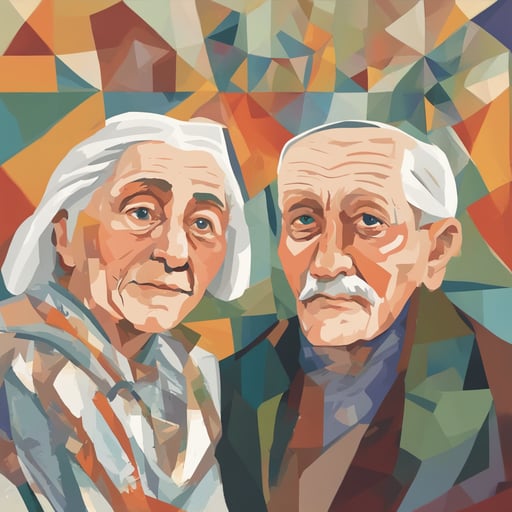 an elderly couple