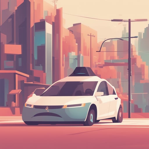 a self driving car