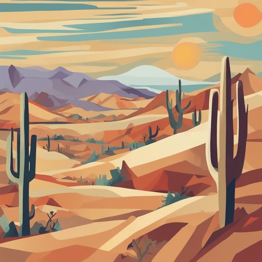 the desert