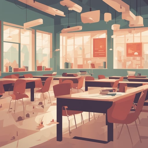 a university classroom