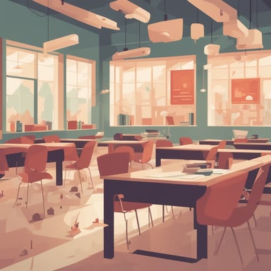 a university classroom