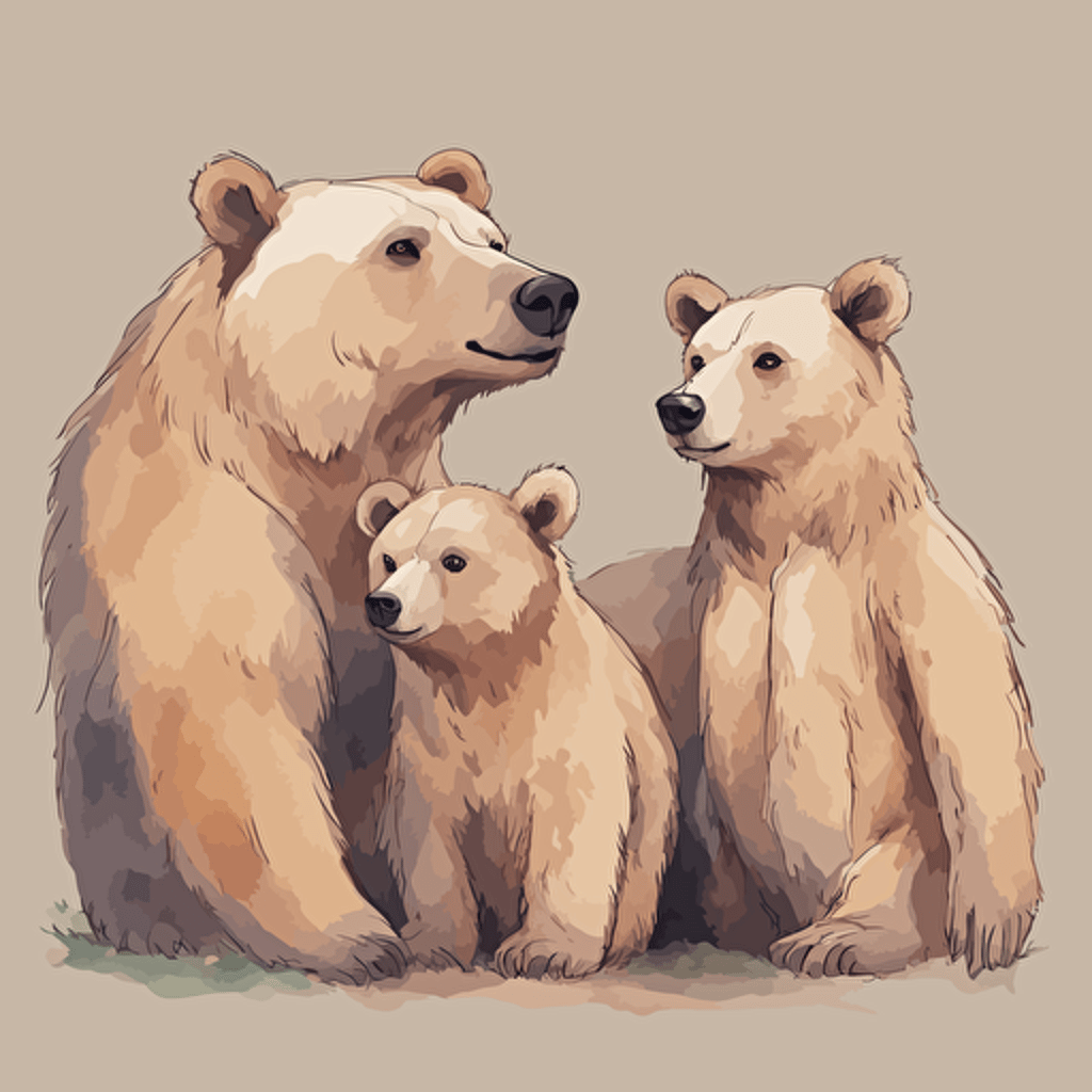 a family of bears