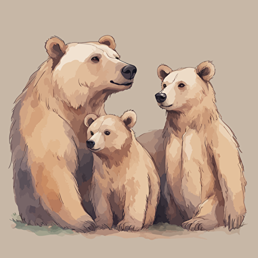 a family of bears