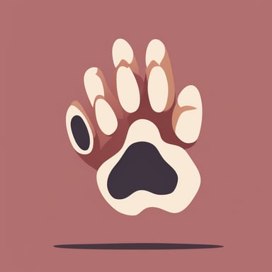 a dog paw
