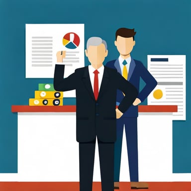 a lawyer presenting their case