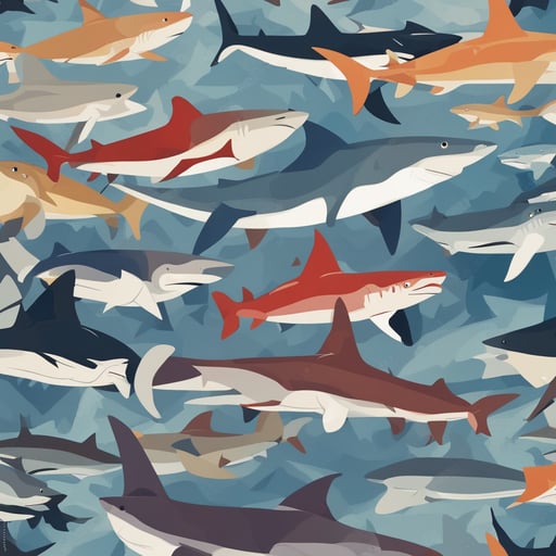 a sea full of sharks