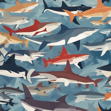 a sea full of sharks