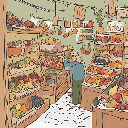 a fruit shop