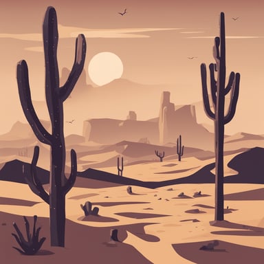 the desert