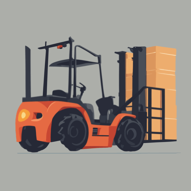 a forklift
