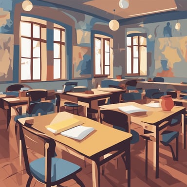 a university classroom