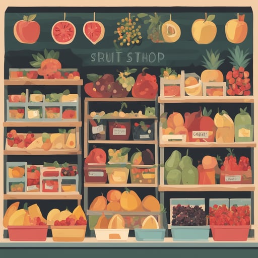 a fruit shop