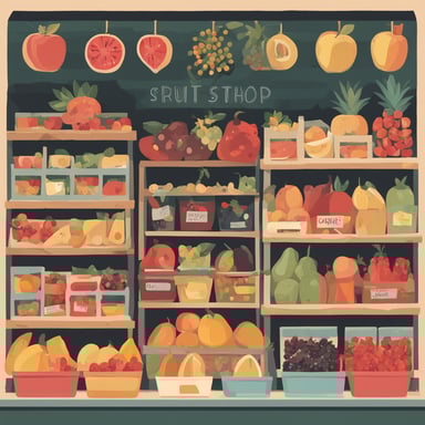 a fruit shop