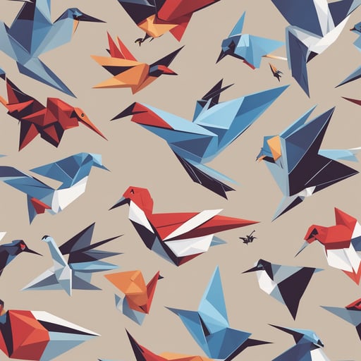 origami birds