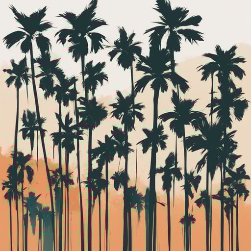 palm trees