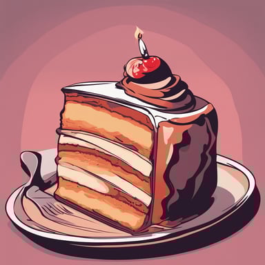 a slice of cake
