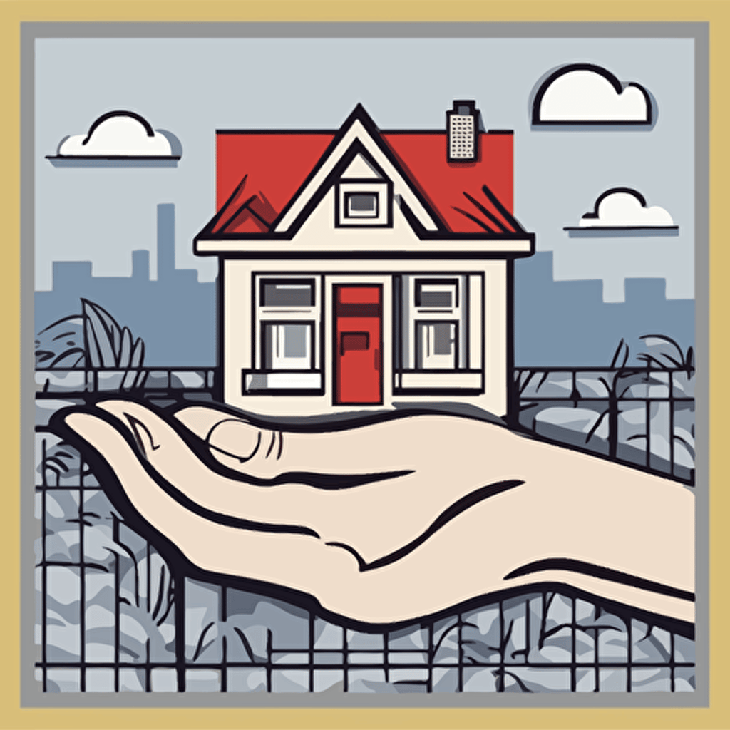 a house in the palm of a hand