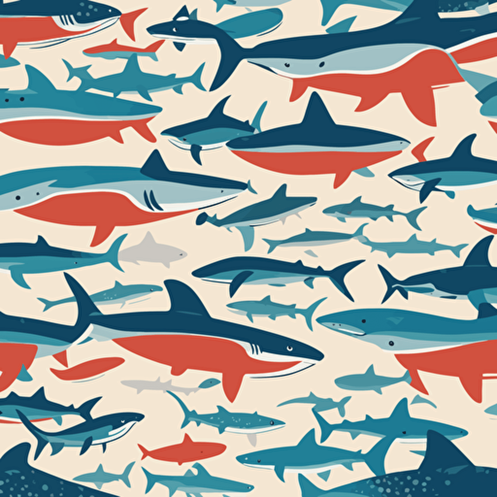 a sea full of sharks