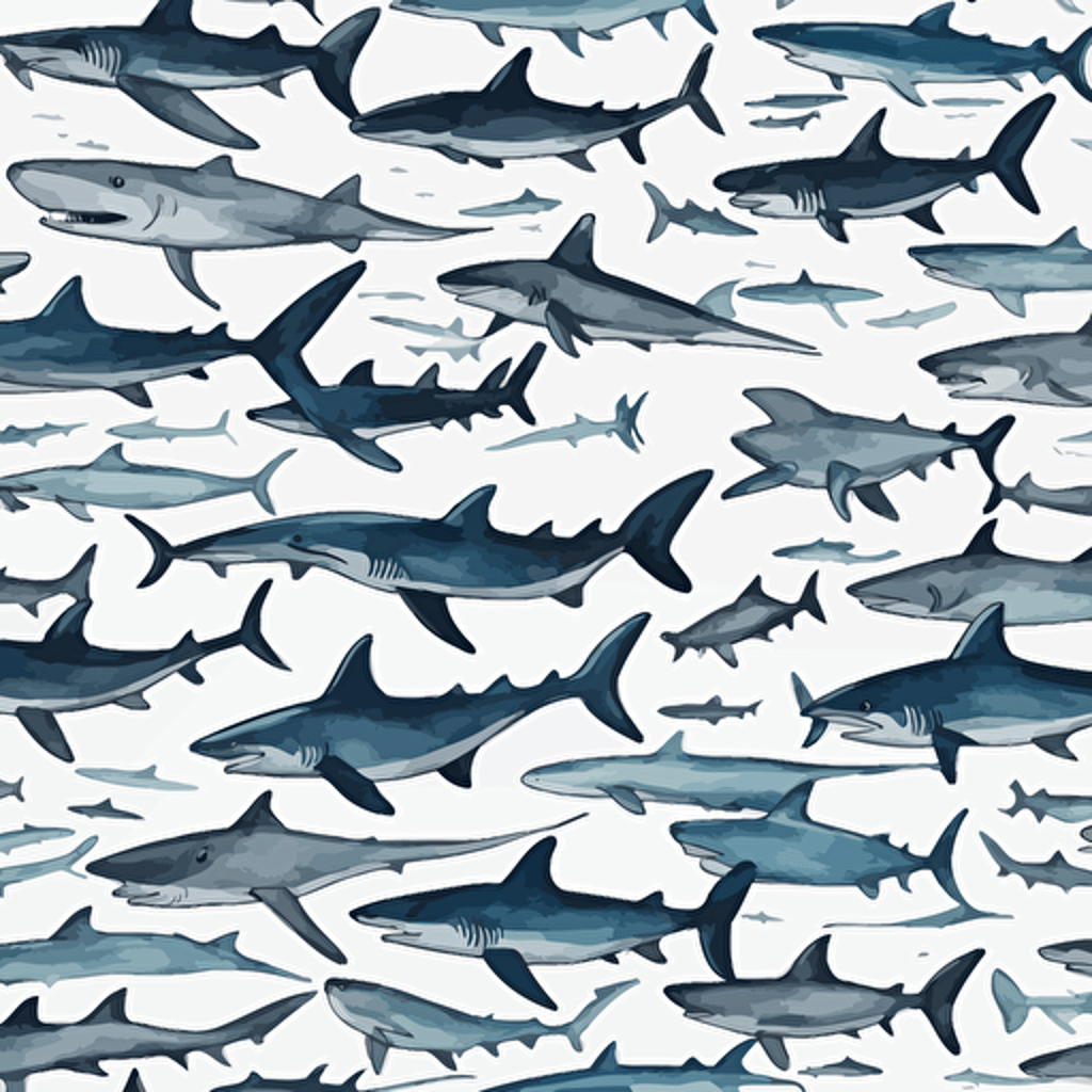 a sea full of sharks
