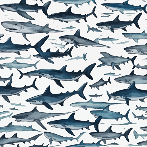 a sea full of sharks