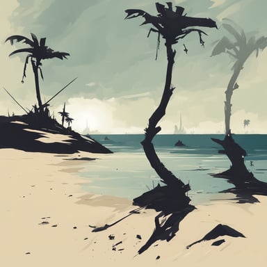 a desert island