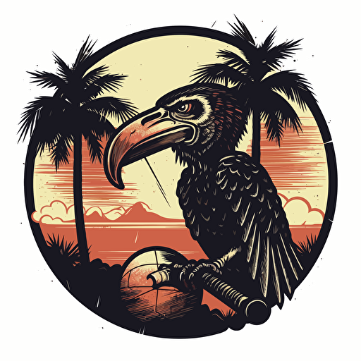 logo for a club rec team called the “Pinellas County Jerk-offs”, vector file, logo