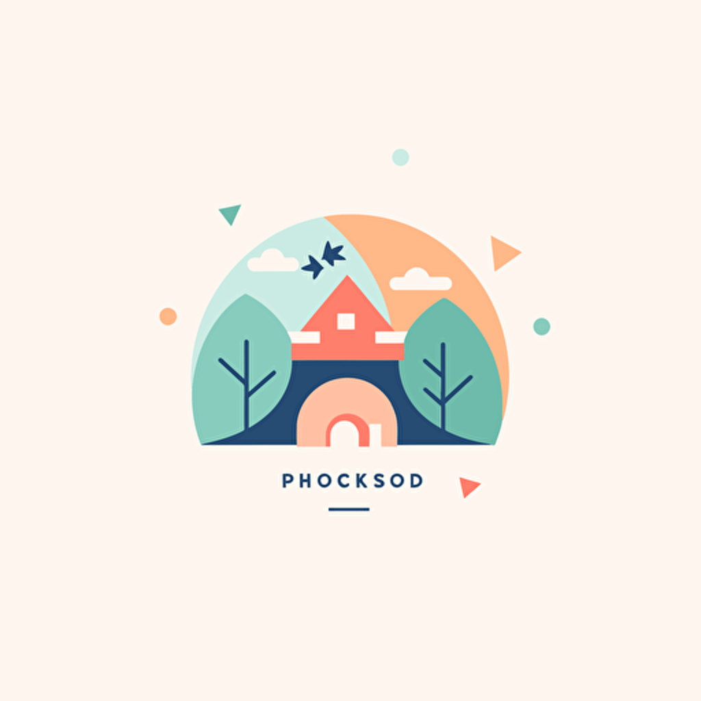 preschool logo , simple, vector, Minimal