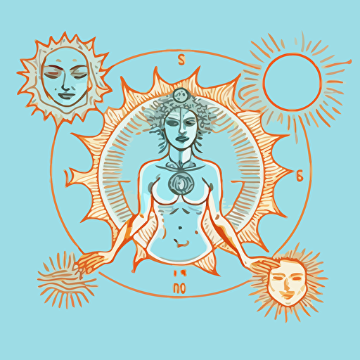 tantra nadi chakra subtle body bliss anatomy sattvic wisdom sun moon masculine feminine energy principles asana shankara upanishad veda meditation isometric hand drawn sketches line drawing illustration vector thuemorse network river system