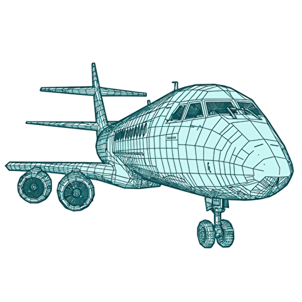 A vector of a plane, svg