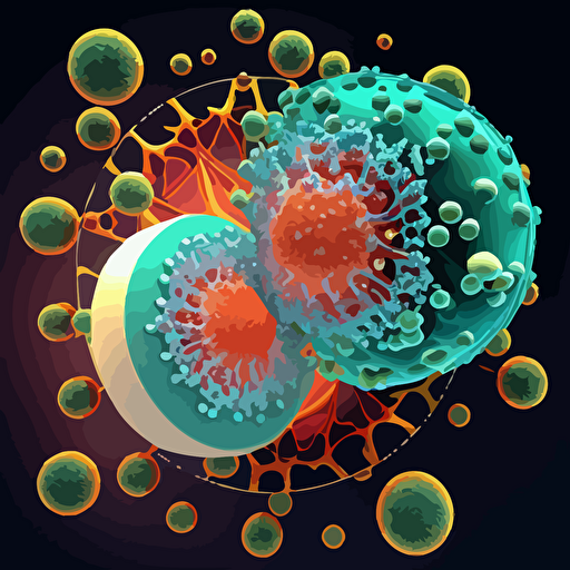 human cd34+ cells being transduced with a lentiviral vector for the purpose of gene therapy