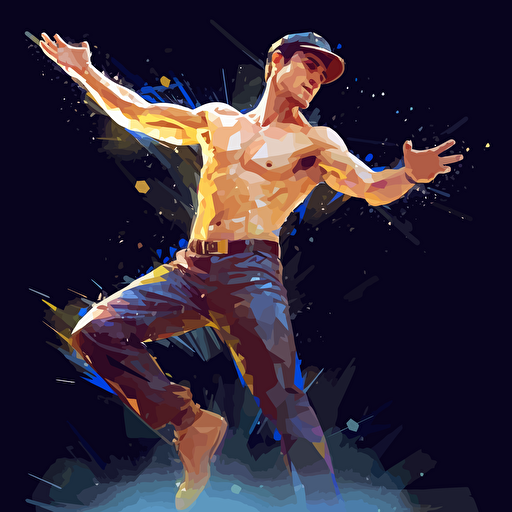 Magic Mike, smooth flash vector animation