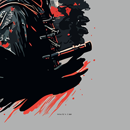 Shinto Samurai spirit vector image