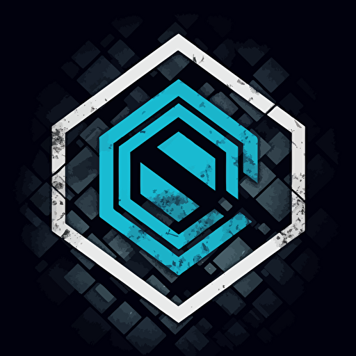 Indefinite labs logo, video game company, sharp, vector, blue and black, web3