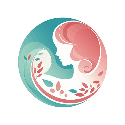 a simple vector logo symbolising women’s health and fertility