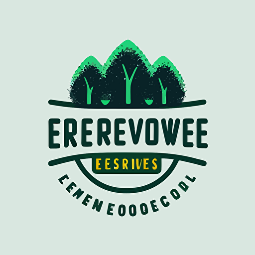 a logo for an event that's focused on letting people explore a forested area. The logo makes them feel proud of this area being near where they live. The event promotes using the area for exercising. It's a simple vector logo. The event is called 'Expeditie Groeves'. Only use 4 different colours. One them has to be green.