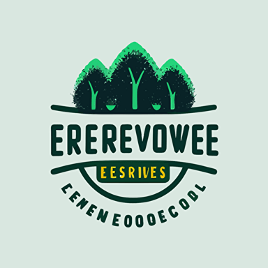 a logo for an event that's focused on letting people explore a forested area. The logo makes them feel proud of this area being near where they live. The event promotes using the area for exercising. It's a simple vector logo. The event is called 'Expeditie Groeves'. Only use 4 different colours. One them has to be green.