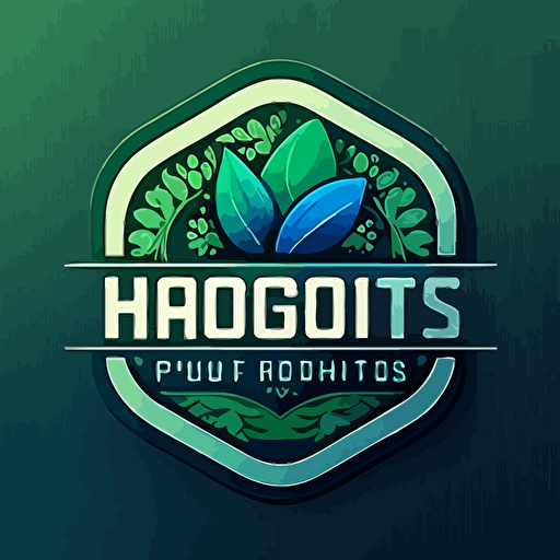 logo technology company named "Prolifis" highres vector green blue