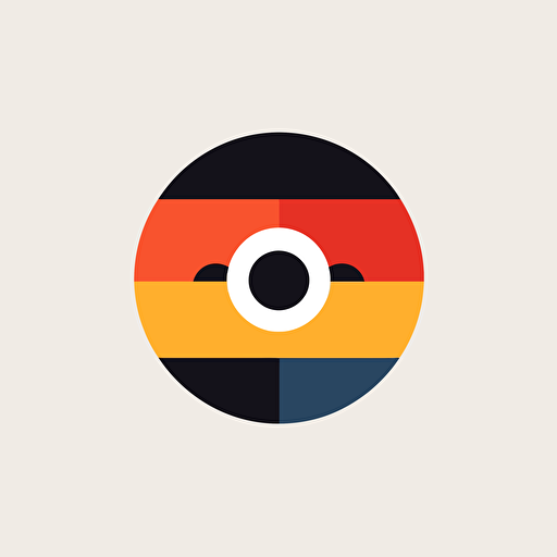 a flat vector logo for privacy company, minimal, by Paul Rand, De Stijl, vector, symbol