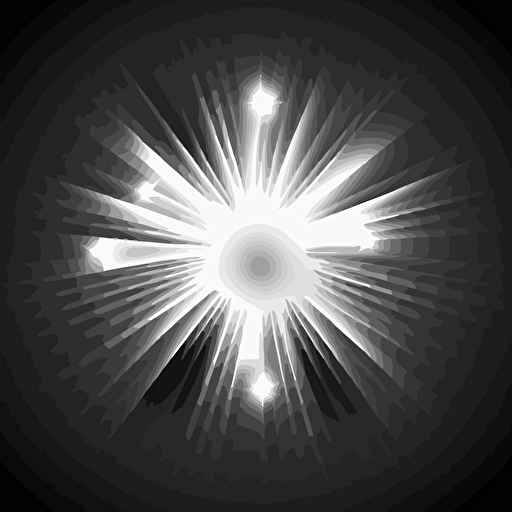 Abstract image of white lighting flare vector