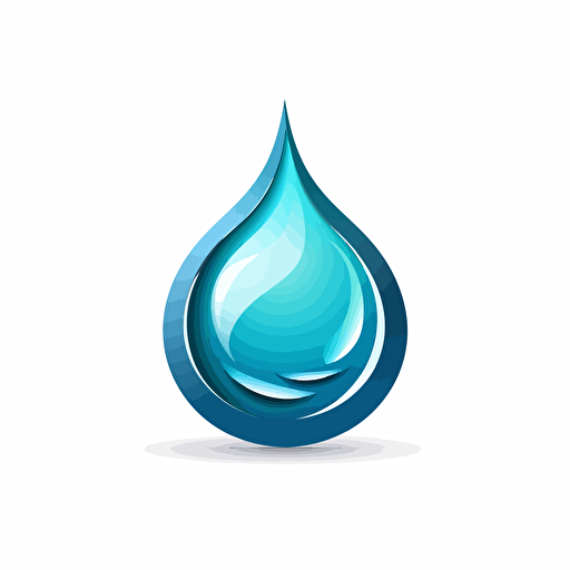Vector Logo, drop of water